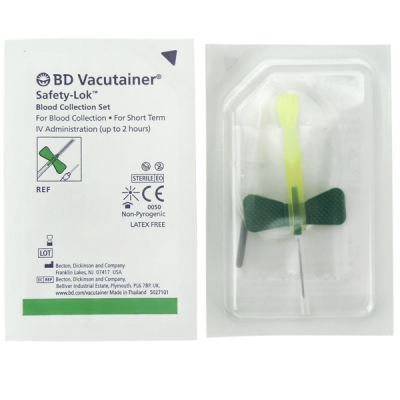Система вакуумная для взятия крови Vacutainer 21G 3/4 катетер 305 мм луер адаптер 50 шт Пробирки вакуумные для лаборатории купить в Продез Сочи