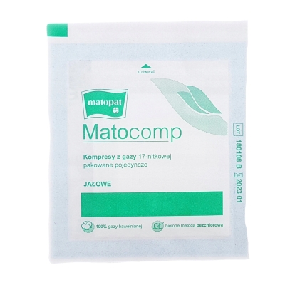 Салфетки стерильные Matopat Matocomp марлевые 8 слоев 17 нитей 7,5х7,5 см 5 шт Салфетки для медицинских целей купить в Продез Сочи