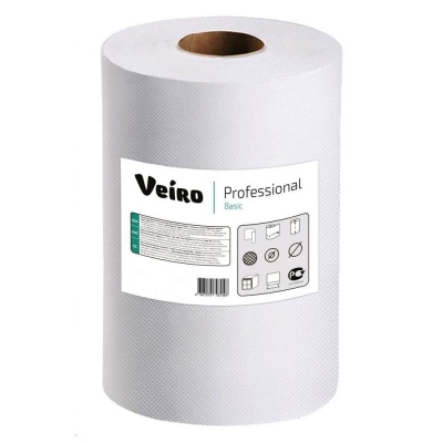Полотенца Veiro Professional Basik центральная вытяжка 1 слой 1200 листов 300 м 6 шт Полотенца бумажные купить в Продез Сочи