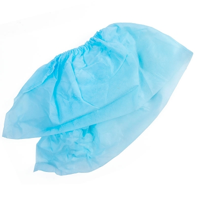 Бахилы-носки одноразовые Гекса плотность 20 размер 43-45 500 пар голубые Бахилы медицинские купить в Продез Сочи