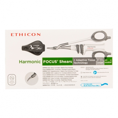 Ножницы Harmonic Focus + c технологией адаптации к тканям для открытых операций (9 см), уп/6шт HAR9F Ножницы медицинские	 купить в Продез Сочи