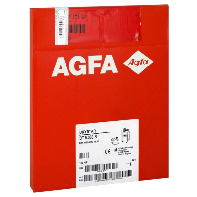 Рентгенпленка Agfa Drystar DT 5000 B 25х30 см 100 листов Рентген пленка медицинская купить в Продез Сочи