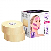 Набор тейпов для лица BB FACE PACK 2,5 см х 10 м шелк бежевый (2 рулона 2,5 см х 5 м) Кинезиологические тейпы купить в Продез Сочи