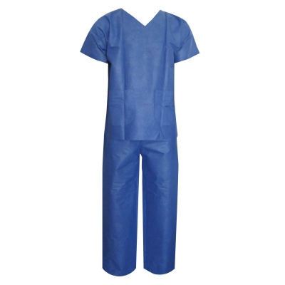 Костюм хирургический нестерильный спанбонд (куртка, брюки) плотность 42 размер 54-56 Одежда медицинская для хирурга купить в Продез Сочи