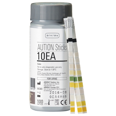 Aution Sticks 10EA тест-полоски 100 шт Тесты для экспресс-диагностики мочи и крови купить в Продез Сочи