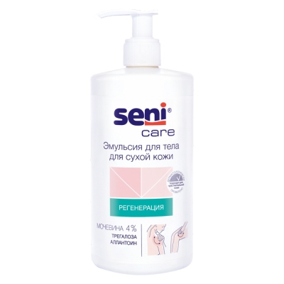 Seni Care эмульсия для тела для сухой кожи 4% мочевина 0,5 л Жидкое антибактериальное мыло купить в Продез Сочи
