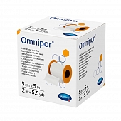 Пластырь Omnipor гипоаллергенный нетканый 5 см 5 м белый 9005341 Пластырь медицинский купить в Продез Сочи