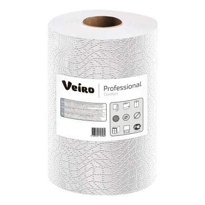 Полотенца Veiro Professional Comfort центральная вытяжка 2 слоя 400 листов 100 м 6 шт Полотенца бумажные купить в Продез Сочи