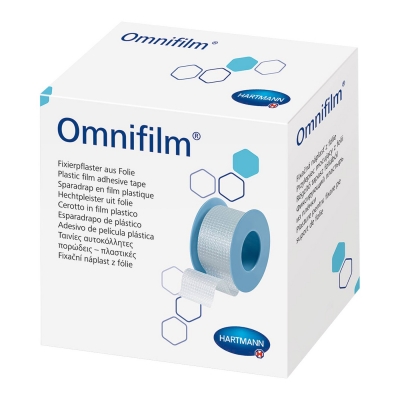 Пластырь Omnifilm гипоаллергенный пленка 1,25 см 5 м прозрачный Пластырь медицинский купить в Продез Сочи
