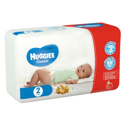 Подгузники Huggies Classic SoftDry 3-6 кг 18 шт Подгузники для детей купить в Продез Сочи