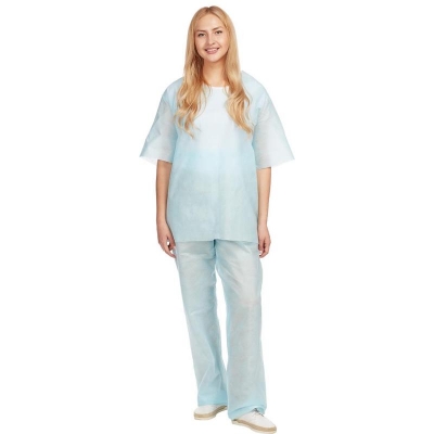 Костюм хирургический нестерильный (рубашка, брюки) плотность 42 размер 52-54 Одежда медицинская для хирурга купить в Продез Сочи