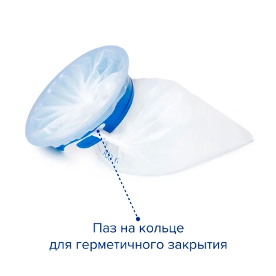 Пакет для рвотных масс BluBag 1500 мл Apexmed 50 шт 1103-00-01 Пакет для рвотной массы купить в Продез Сочи