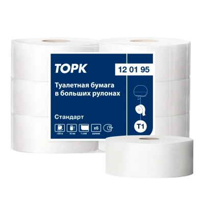 Туалетная бумага Tork Universal 120195 10 см 525 м 6 шт Туалетная бумага купить в Продез Сочи