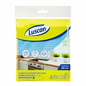 Салфетки хозяйственные Luscan микрофибра 30х30 см (1шт/уп) (плотность 180 г/кв.м, цвет синий) Протирочный материал для уборки купить в Продез Сочи
