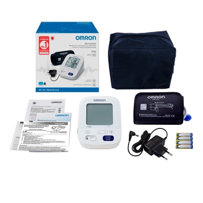 Тонометр OMRON M3 Comfort (ALRU) с адаптером и манжетой OMRON Intelli Wrap Cuff (22-42 см) Тонометры медицинские купить в Продез Сочи