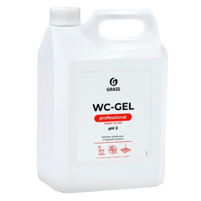 Grass Cредство для чистки сантехники WC-GEL 5,3кг  Средства для сантехники купить в Продез Сочи