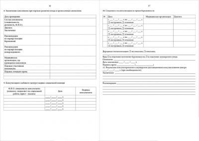 Индивидуальная медицинская карта беременной и родильницы форма №111/у-20 Журналы регистрации показаний купить в Продез Сочи
