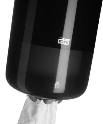 Мини-диспенсер для полотенец Tork 558008 черный Диспенсеры для полотенец купить в Продез Сочи